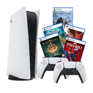 کنسول بازی PS5 2016 SLIM DIGITAL به همراه دسته ی بازی اضافه به همراه اکانت ده عدد بازی (5 رندوم - 5 انتخابی ) کنسول بازی PS5 2016 SLIM DIGITAL به همراه دسته ی بازی اضافه به همراه اکانت ده عدد بازی (5 رندوم - 5 انتخابی )