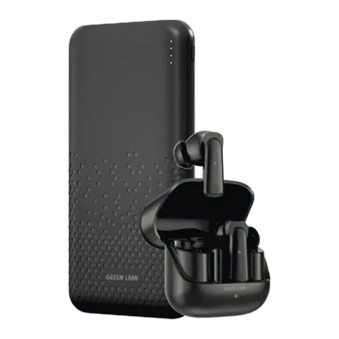 هندزفری بی سیم و پاور بانک گرین لاین مدل Rome and Earbuds